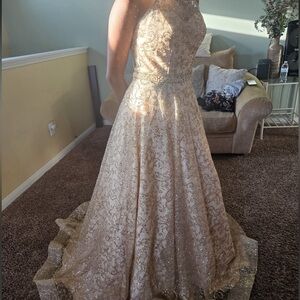 Camille La Vie Prom/ Quince/ Sweet 16 Dress Golden